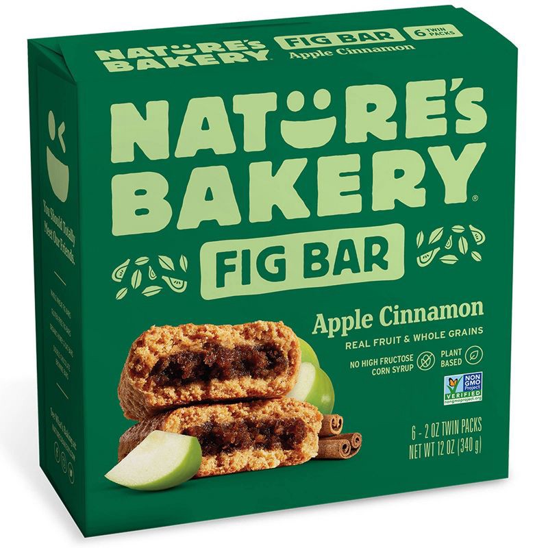 slide 1 of 3, Nature's Bakery Apple Cinnamon Fig Bar - 6ct, 6 ct