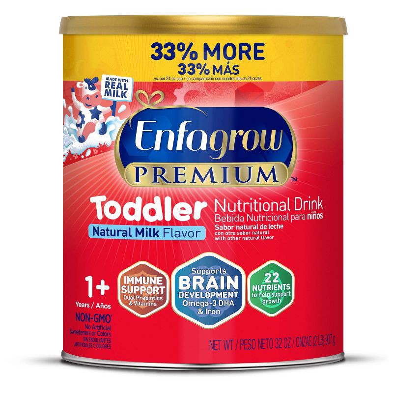 slide 1 of 10, Enfagrow Premium Powder Toddler Formula - 32oz, 32 oz