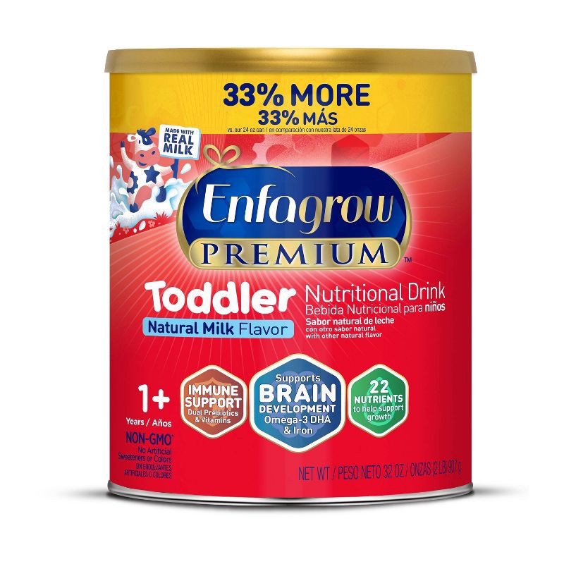 slide 1 of 9, Enfagrow Premium Powder Toddler Formula - 32oz, 32 oz