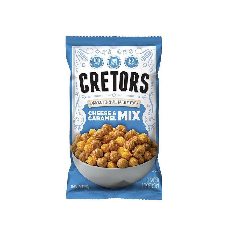 slide 1 of 3, G.H. Cretors Cheese & Caramel Popcorn Mix - 7.5oz, 7.5 oz