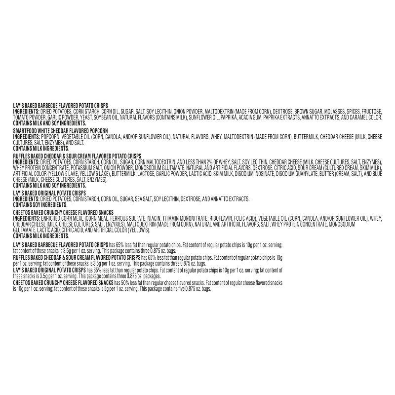 slide 8 of 9, Frito-Lay Snacks Baked & Popped Mix Variety Pack - 18ct, 18 ct