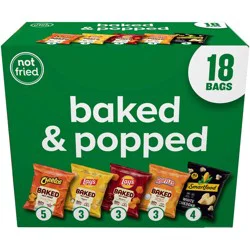 Frito-Lay Snacks Baked & Popped Mix Variety Pack - 18ct