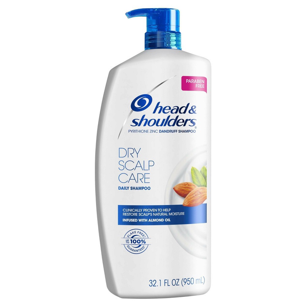 slide 4 of 17, Head & Shoulders Dry Scalp Care Daily-Use Anti-Dandruff Paraben Free Shampoo - 32.1 fl oz, 32.1 fl oz