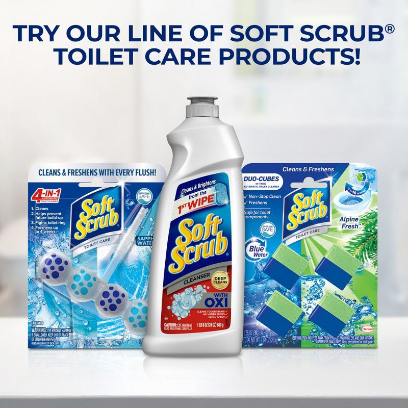 slide 8 of 8, Soft Scrub Multi-Purpose Bathroom Cleanser with Oxi - 36oz, 36 oz