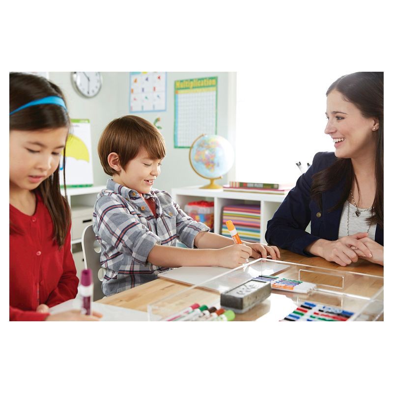 slide 8 of 9, Expo 8pk Dry Erase Markers Chisel Tip Black: Bold Point, Art & Office Supplies, Ages 6+, No Choking Hazard, 8 ct