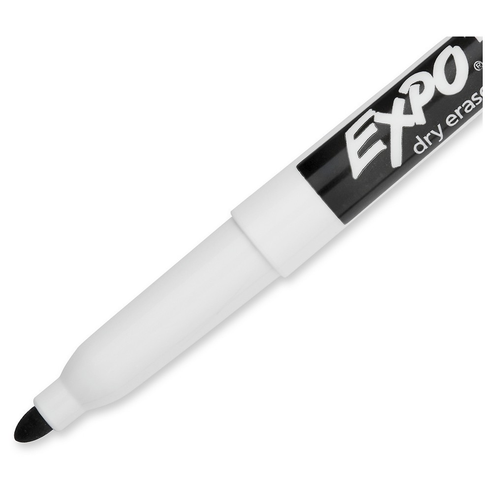 Expo 10pk Dry Erase Markers Fine Tip Black 10 ct Shipt
