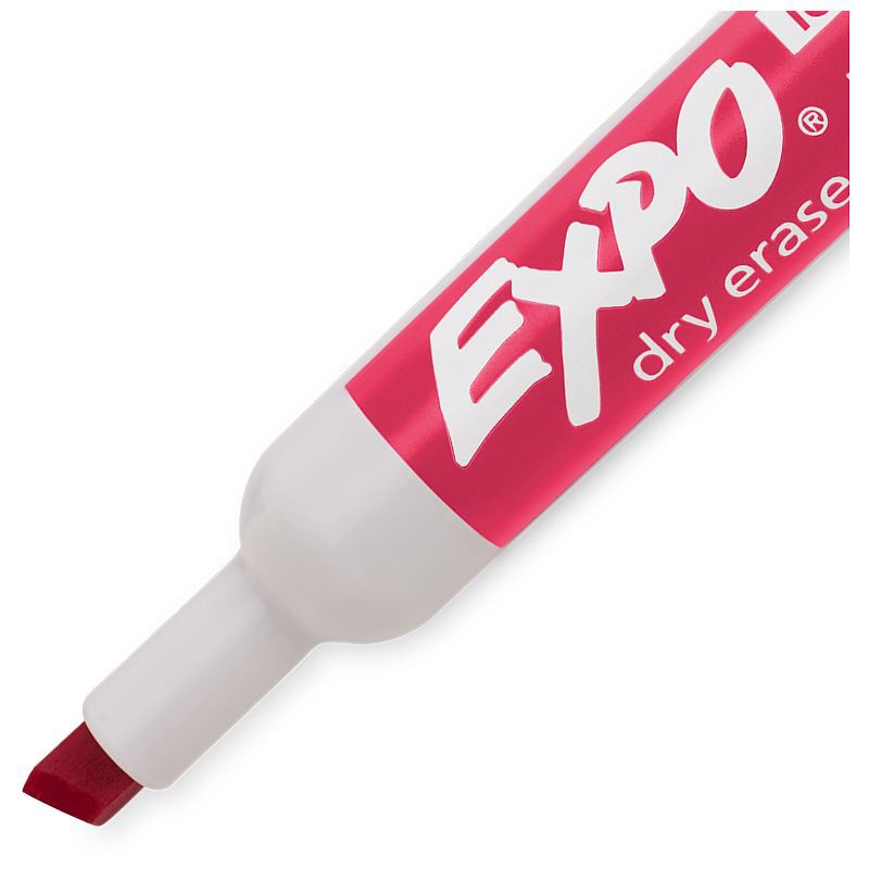 slide 6 of 8, Expo 4pk Dry Erase Markers Chisel Tip Vibrant Multicolored, 4 ct