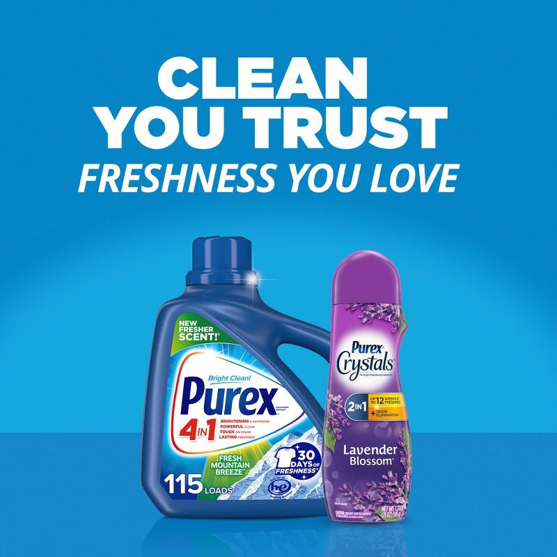 slide 3 of 9, Purex Fresh Mountain Breeze HE Liquid Laundry Detergent 115 Loads - 150 fl oz, 150 fl oz
