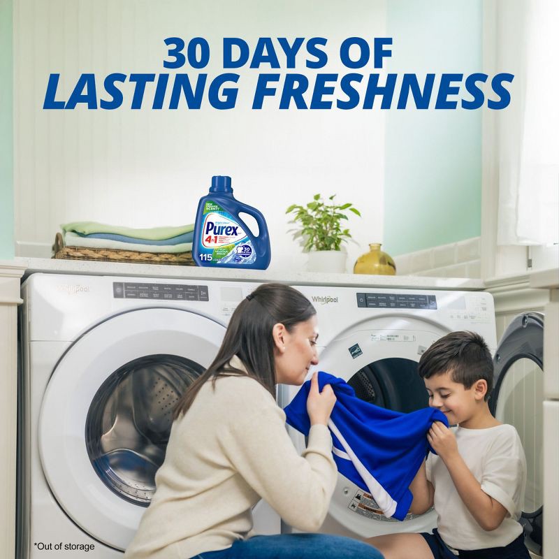 slide 5 of 9, Purex Fresh Mountain Breeze HE Liquid Laundry Detergent 115 Loads - 150 fl oz, 150 fl oz