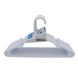 18pk Plastic Hangers White - Room Essentials™