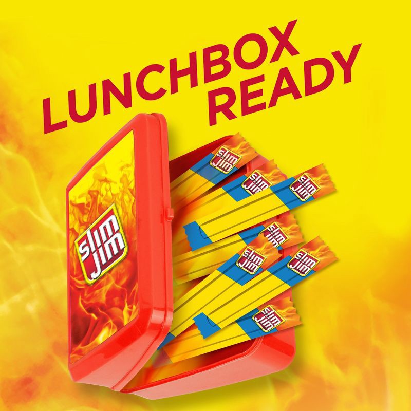 slide 5 of 5, Slim Jim Plain Meat Sticks - 7.28oz/26ct, 26 ct; 7.28 oz