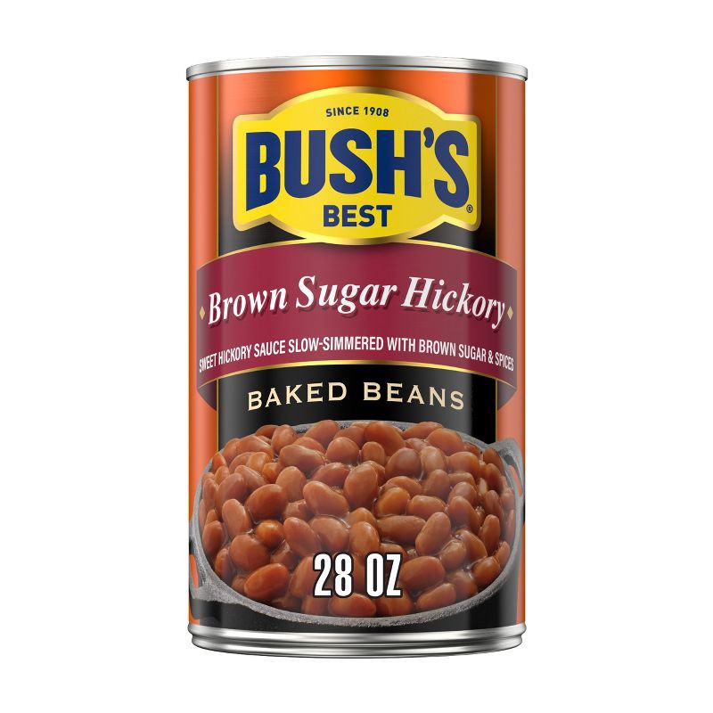 slide 1 of 8, Bush's Brown Sugar Hickory Baked Beans - 28oz, 28 oz