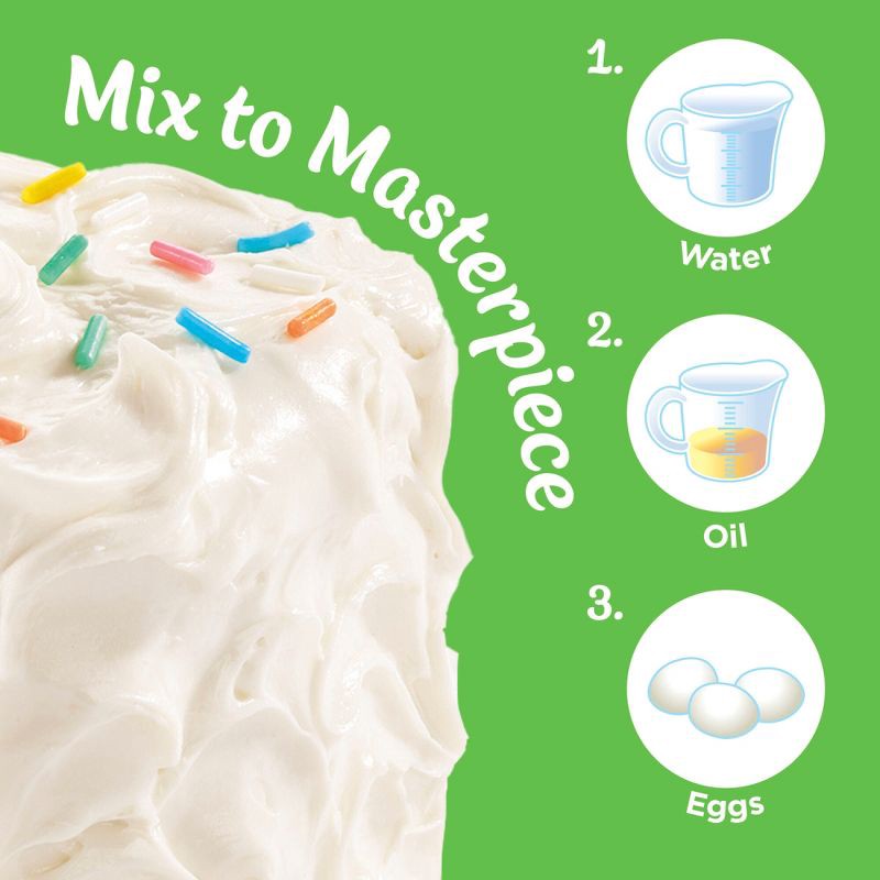 slide 3 of 11, Pillsbury Gluten Free Funfetti Cake Mix with Candy Bits - 17oz, 17 oz