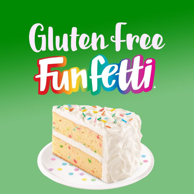 slide 5 of 5, Pillsbury Gluten Free Funfetti Cake Mix with Candy Bits - 17oz, 17 oz