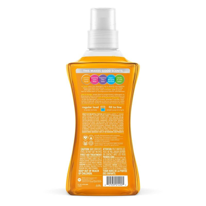 slide 2 of 5, Method Ginger Mango Concentrated Liquid Laundry Detergent 66 Loads - 53.5 fl oz, 53.5 fl oz