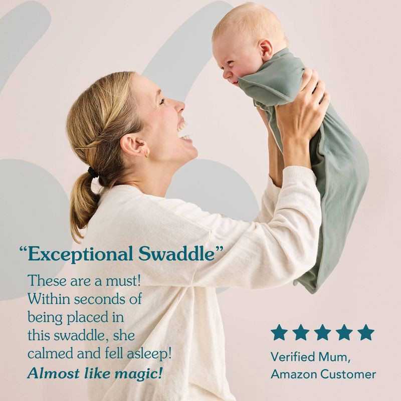 slide 9 of 9, Love to Dream Swaddle Up Sleep Sack- Cotton 1.0 TOG - Gray - NB, 1 ct