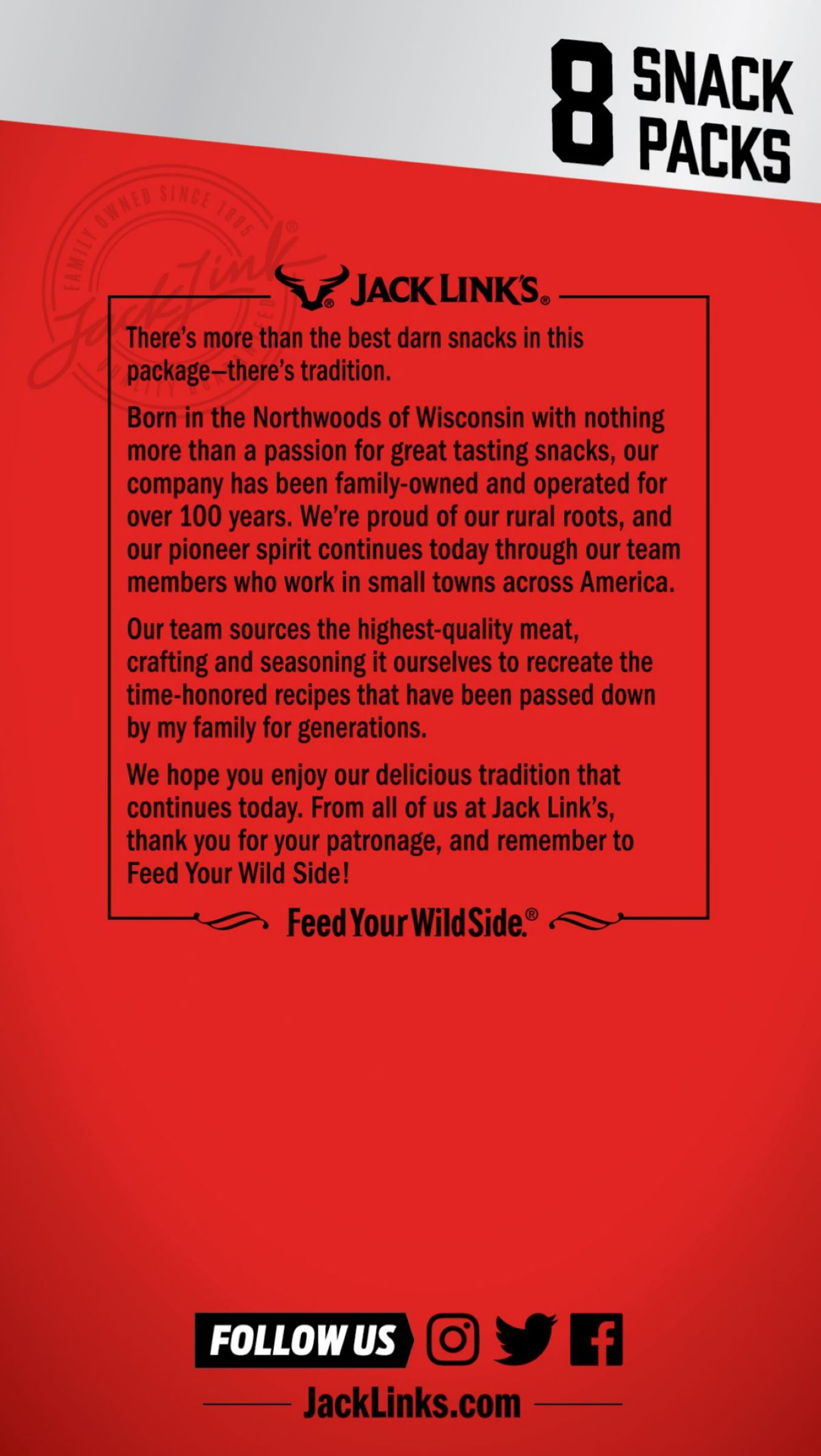 slide 2 of 2, Jack Link's Jalapeno Sizzle Beef & Cheese Snack Stick, 8-Pack, 1 ct