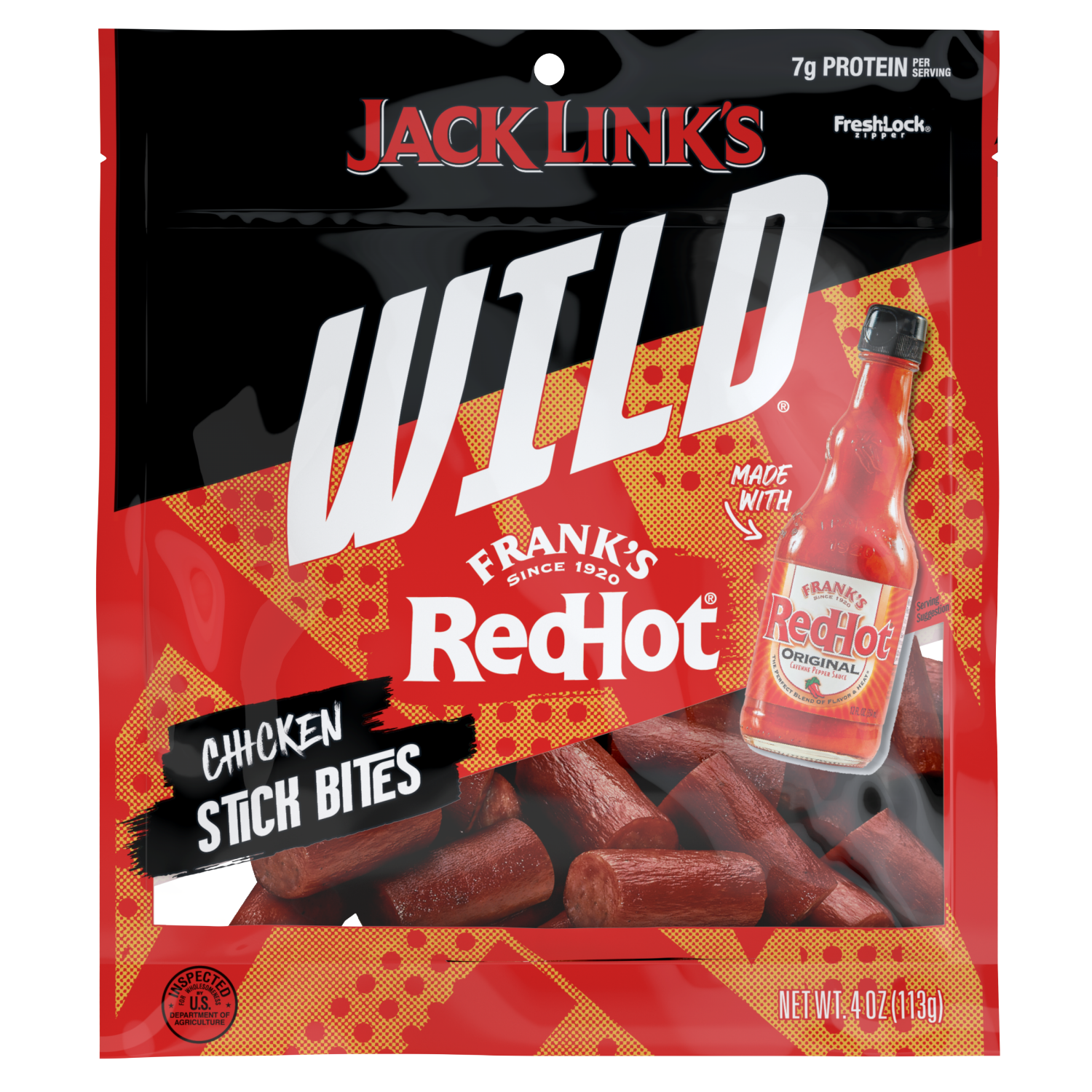 slide 1 of 2, Jack Link's Wild Chicken Stick Bites 4 oz, 4 oz