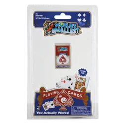 Super Impulse World's Smallest Playing Cards, Multicolor