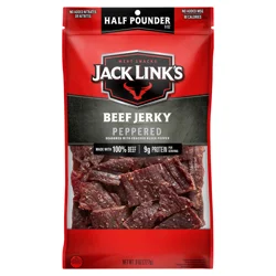Jack Link's Half Pounder Peppered Beef Jerky 8 oz