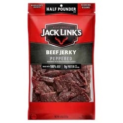 Jack Link's Half Pounder Peppered Beef Jerky 8 oz