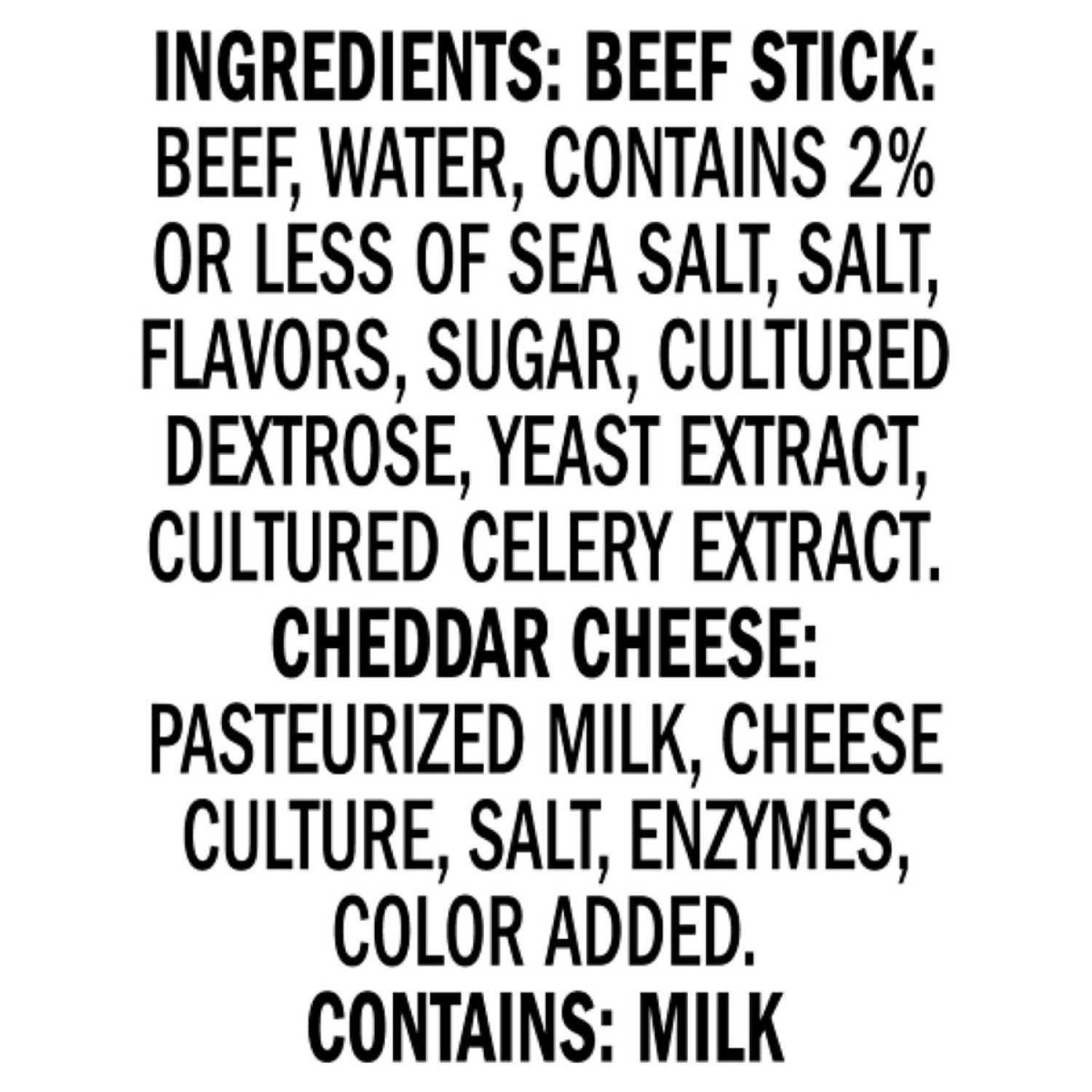 slide 3 of 3, Jack Link's Cold Crafted Beef & Mild Cheddar Meat Sticks 1.5 oz, 1.5 oz