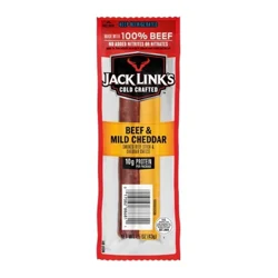 Jack Link's Cold Crafted Beef & Mild Cheddar Meat Sticks 1.5 oz
