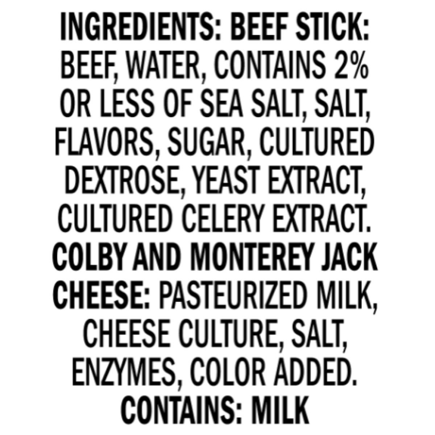 slide 2 of 3, Jack Link's Cold Crafted Beef & Colby Jack Meat Sticks 1.5 oz, 1.5 oz