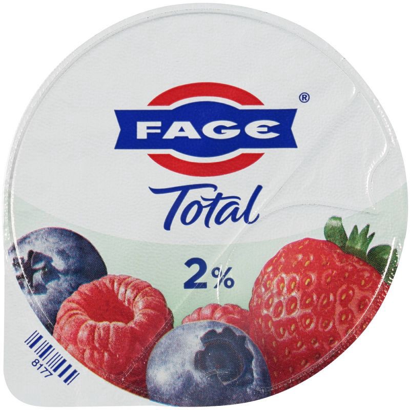 slide 3 of 3, FAGE Total 2% Milkfat Mixed Berry Greek Yogurt - 12g Protein 5.3oz, 12 gram, 5.3 oz