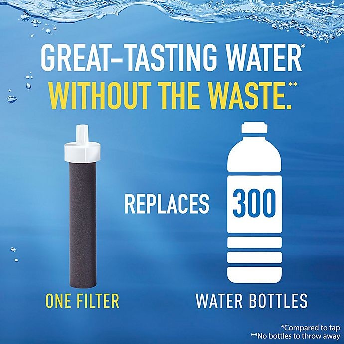 slide 7 of 8, Brita Premium Filtering Water Bottle - Coral, 26 oz