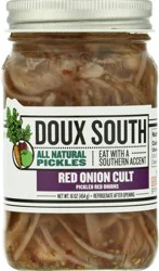 Doux South Red Onion Cult Pickles 16 oz