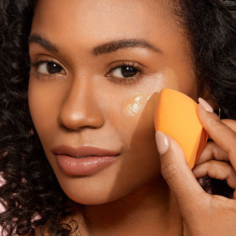 slide 4 of 8, Real Techniques Sponge + Miracle Complexion Sponge - Orange - 2ct, 2 ct