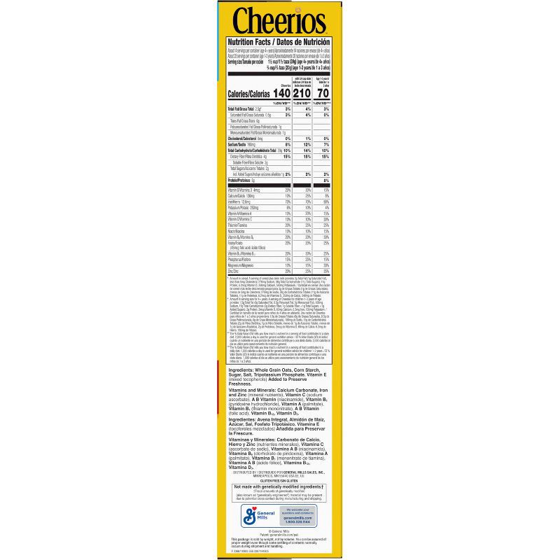 slide 6 of 11, Cheerios Breakfast Cereal - 20oz - General Mills, 20 oz