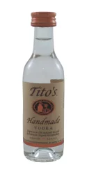Tito's Handmade Vodka 50 ml Bottle