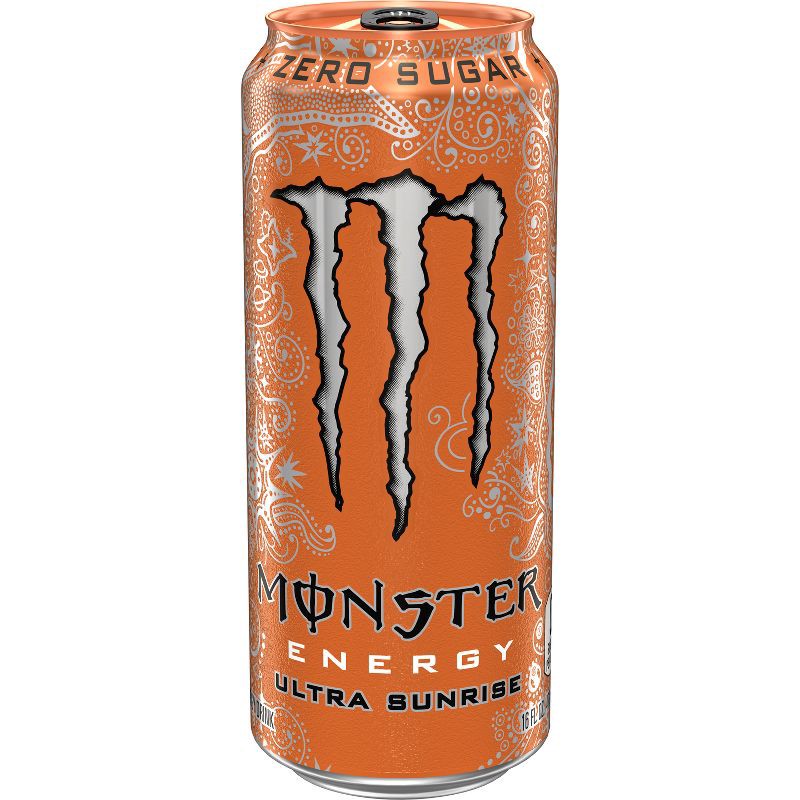 slide 1 of 4, Monster Energy, Ultra Sunrise - 16 fl oz Can, 16 fl oz