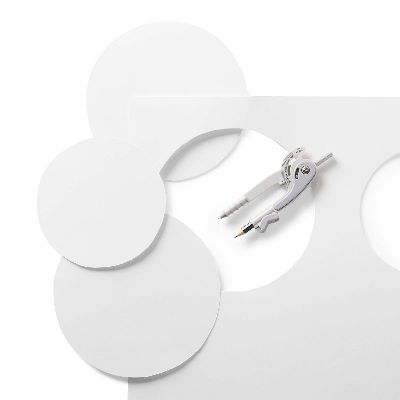 slide 3 of 3, 10pk 28" x 22" Poster Board White - up & up™, 10 ct