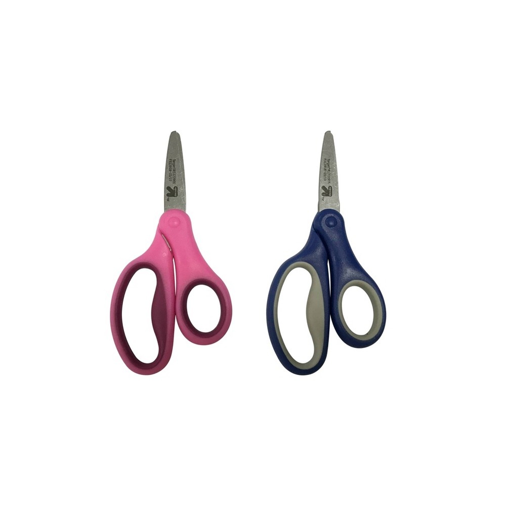 2ct Kids' Scissors Blunt Tip Pink/Blue - up & up™