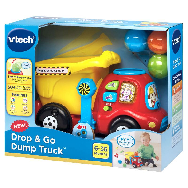 slide 2 of 9, VTech Drop and Go Dump Truck, 1 ct