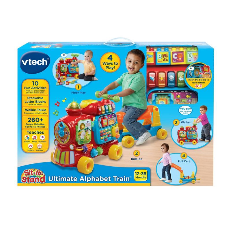 slide 7 of 7, VTech Sit-to-Stand Ultimate Alphabet Train, 1 ct