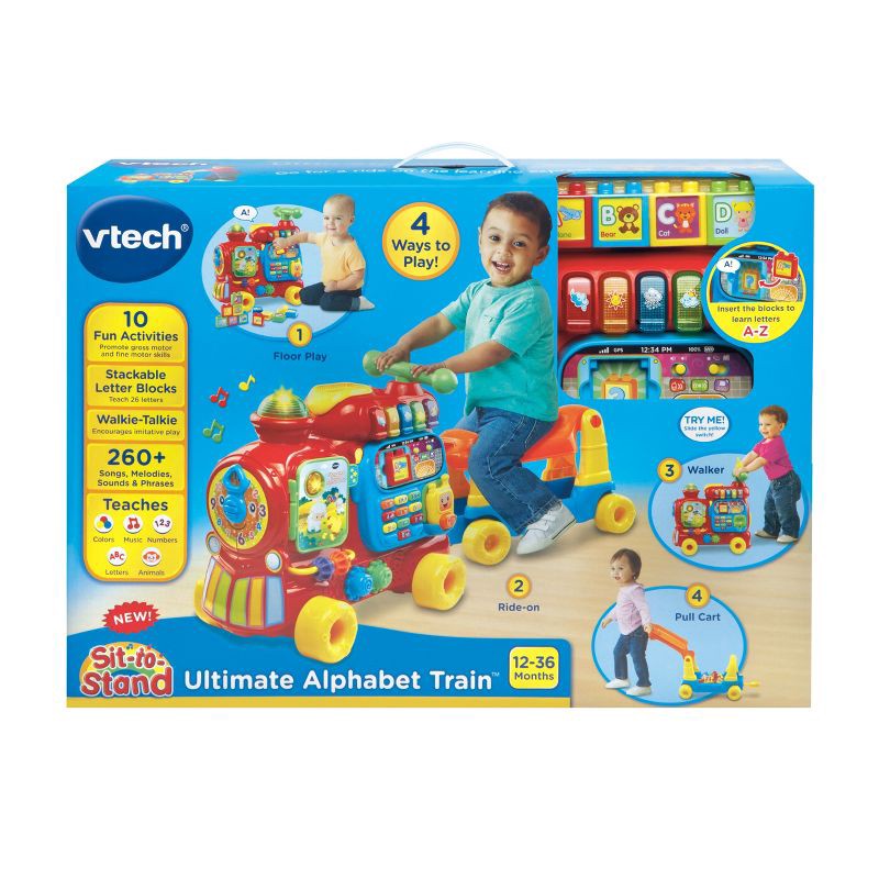 slide 7 of 7, VTech Sit-to-Stand Ultimate Alphabet Train, 1 ct