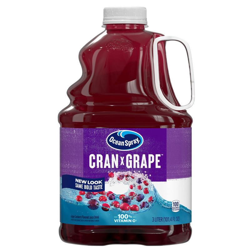slide 2 of 10, Ocean Spray Cranberry Grape - 101 fl oz Bottle, 101 fl oz