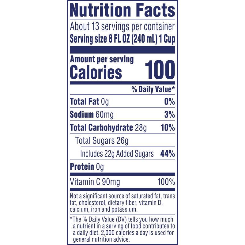 slide 10 of 10, Ocean Spray Cranberry Grape - 101 fl oz Bottle, 101 fl oz