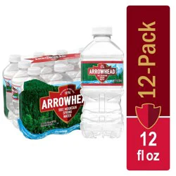 Arrowhead Brand 100% Mountain Spring Water - 12pk/12 fl oz Bottles