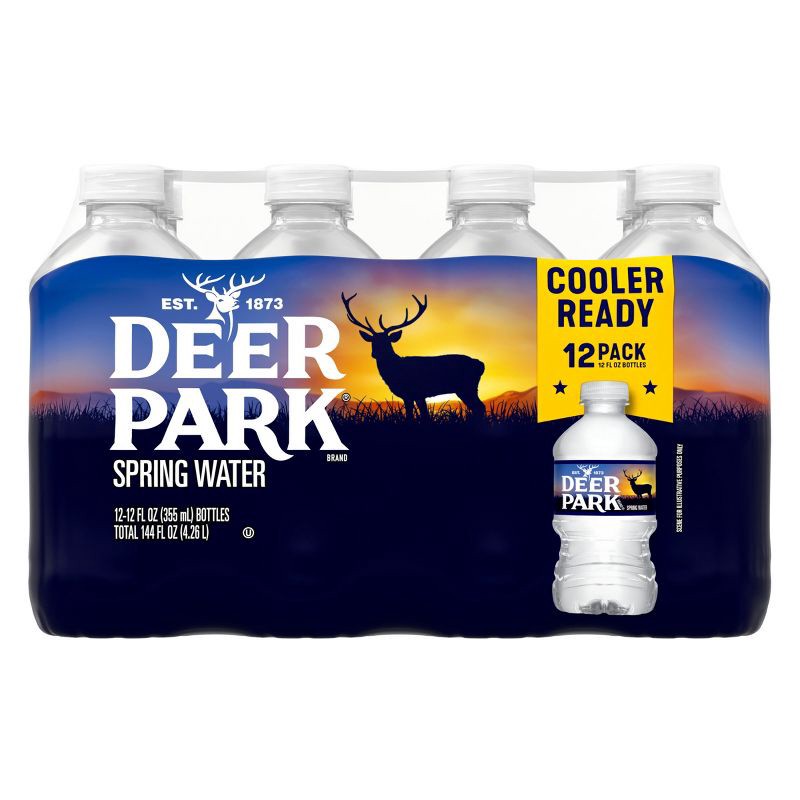 slide 2 of 11, Deer Park Brand 100% Natural Spring Water - 12pk/12 fl oz Bottles, 12 ct; 12 fl oz