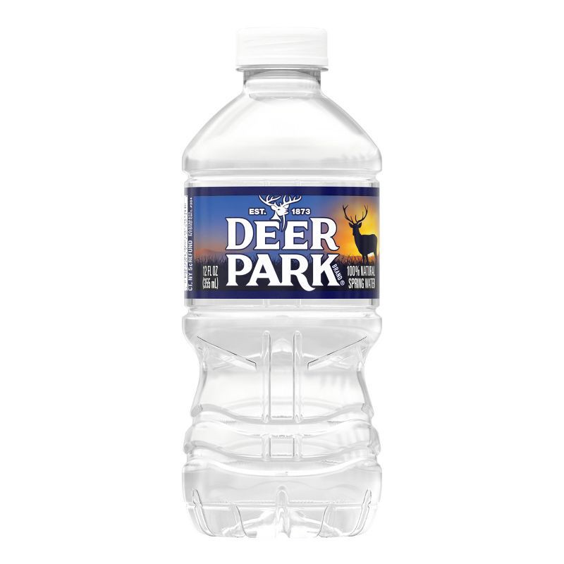 slide 4 of 11, Deer Park Brand 100% Natural Spring Water - 12pk/12 fl oz Bottles, 12 ct; 12 fl oz