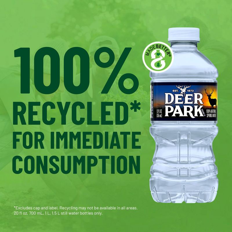 slide 6 of 11, Deer Park Brand 100% Natural Spring Water - 12pk/12 fl oz Bottles, 12 ct; 12 fl oz