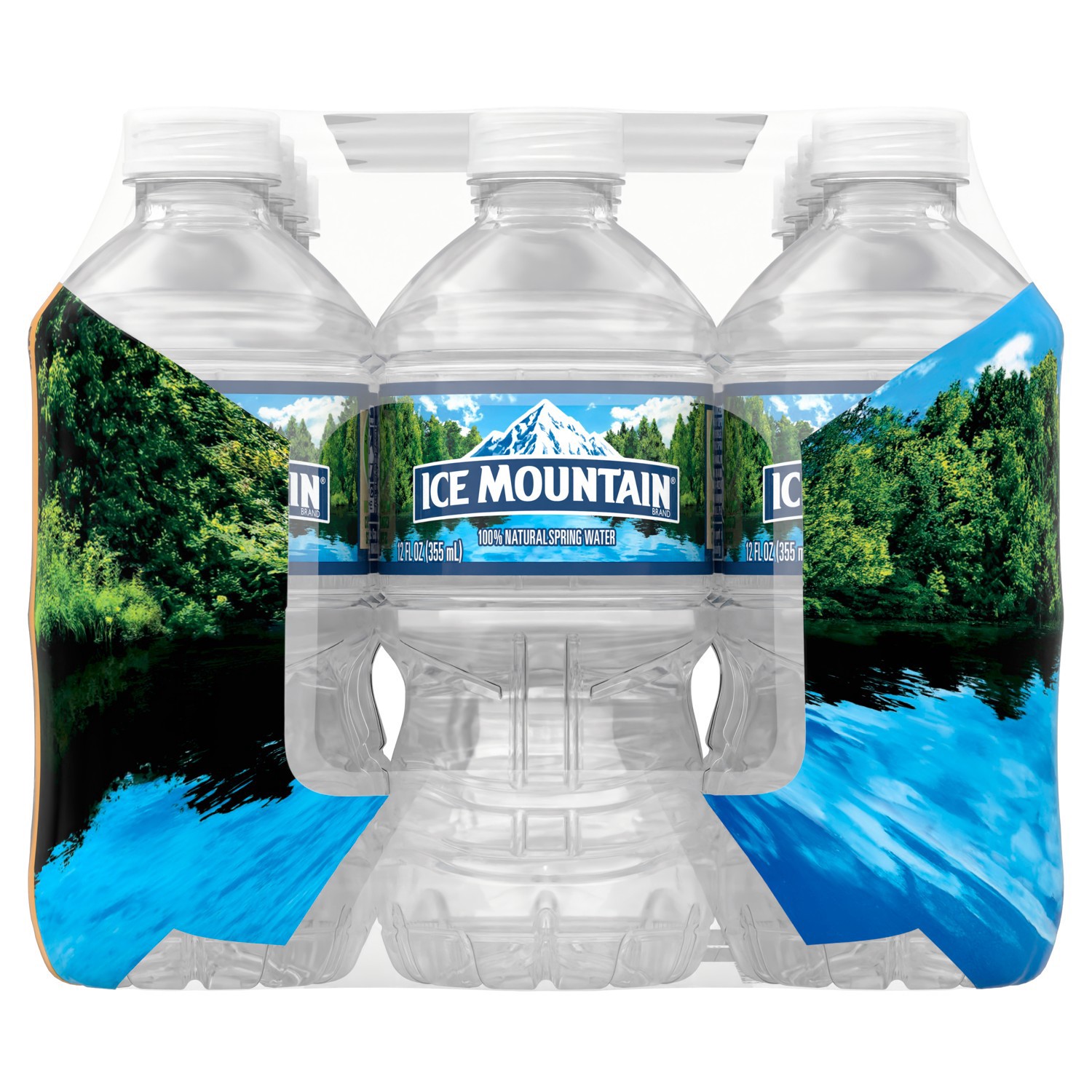slide 4 of 7, Ice Mountain 100% Natural Spring Water Plastic Bottles, 12 ct; 12 fl oz