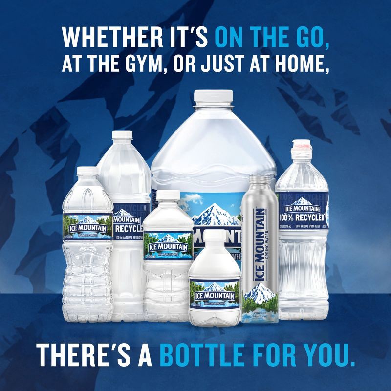 slide 6 of 10, Ice Mountain Brand 100% Natural Spring Water - 12pk/12 fl oz Bottles, 12 ct; 12 fl oz