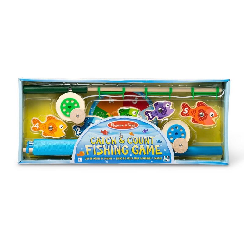 slide 3 of 9, Melissa & Doug Catch & Count Fishing Game, 1 ct