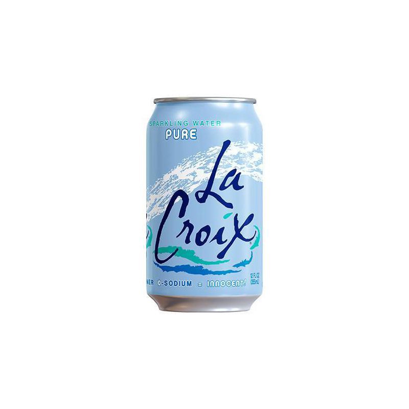 slide 2 of 8, LaCroix Sparkling Water Pure - 8pk/12 fl oz Cans, 8 ct; 12 fl oz